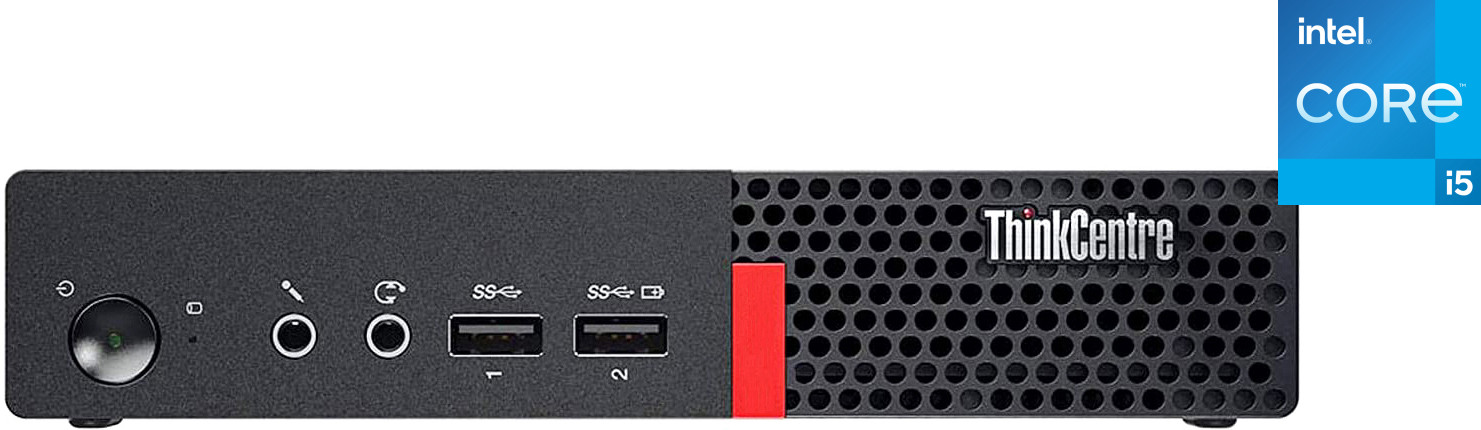 NCS Core i5 (6th Gen) [4 Cores, 4 Threads] - ThinkCentre Micro PC [DYF] Lenovo - Core i5-6500 Processor (8 GB RAM/Intel® Ultra HD 530 4K Graphics/1 TB Hard Disk/256 GB SSD Capacity/Windows 11 Pro) Microtower with MS Office image 1