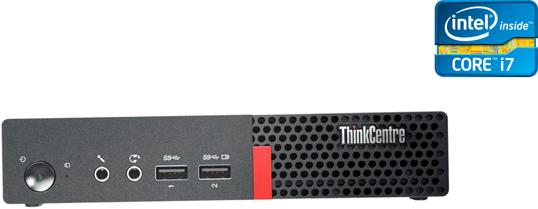 NCS Core™ i7 (6th Gen) [4 Cores, 8 Threads] - ThinkCentre Tiny Desktop [QOM] Intel Core i7 - 6700 Processor [4 Cores, 8 Threads, 3.40 GHz] (32 GB RAM/Intel Ultra HD 530 4K Graphics/1 TB SSD Capacity/Windows 11 Pro) Mini Gaming Tower with MS Office image 1