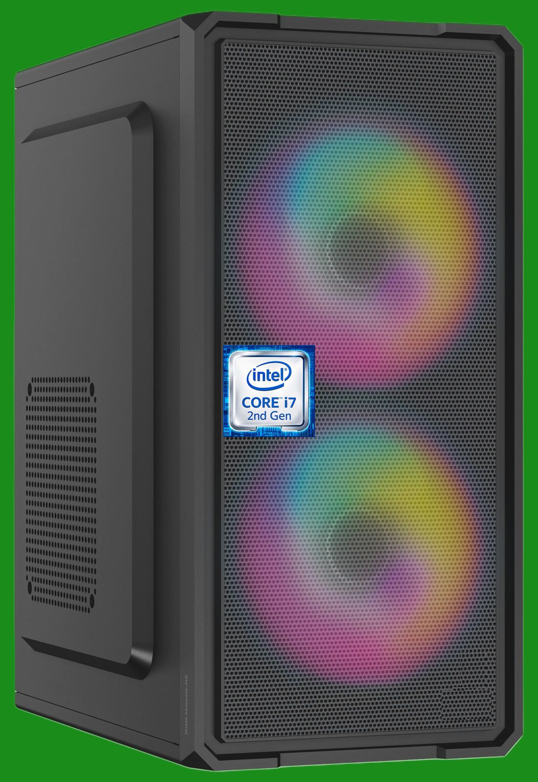 Longan Intel® Core™ i7-2600 Processor [DMA-N5] Intel® Core™ i7 - 2600 Quad Core Processor | Dual RGB Fans | Gaming PC (8 GB RAM/Intel® HD 2000 Graphics/256 GB SSD Capacity/Windows 11 Pro) Gaming Tower with MS Office-image-4