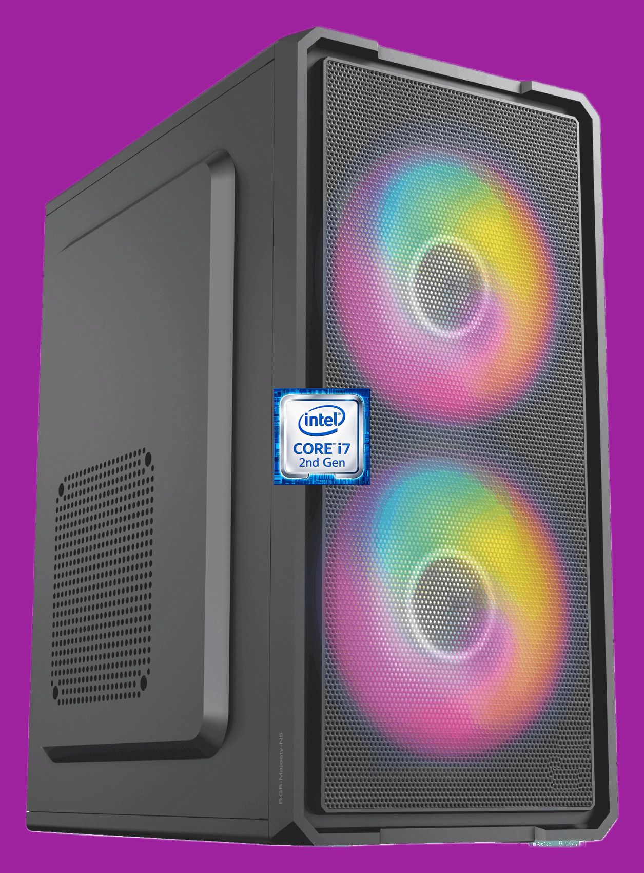 Hayyo Core i7 (2nd Gen) Processor [8MB Smart Cache, 3.40 GHz] [IMT-N5] Intel® Core™ i7-2600 Processor | RGB-Majesty-N5 (8 GB RAM/Intel HD 4K Graphics/256 GB SSD Capacity/Windows 11 Pro) Mini Tower with MS Office-image-39