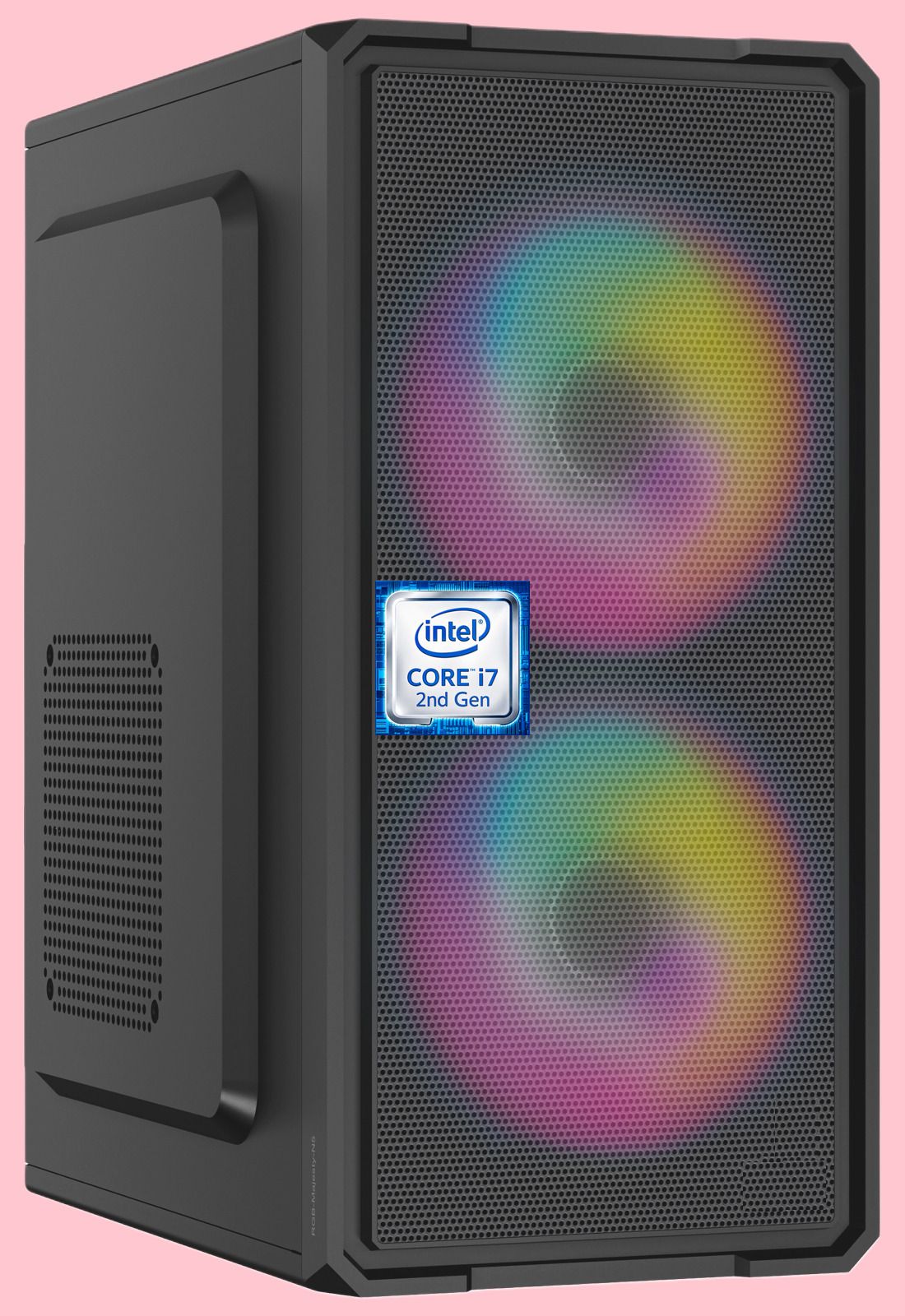 Softline Pro Core™ i7 - 2600 Quad Core Processor [8MB Cache, Up to 3.80 GHz] [EXF-N5] Dual RGB Fans | Intel® Core™ i7-2600 Processor (8 GB RAM/Intel UHD Graphics/256 GB SSD Capacity/Windows 11 Pro) Mini Tower with MS Office-image-13