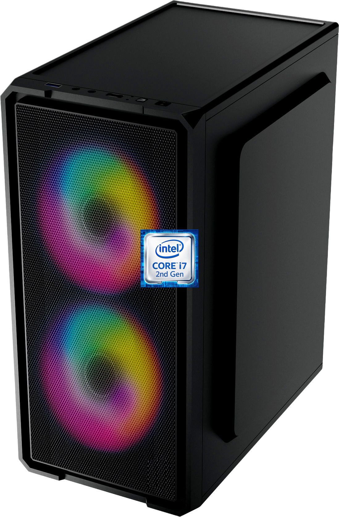 Hazaar Dastaan Core i7-2600 Processor [8MB Cache, Up to 3.80 GHz] [ICC-N5] Core™ i7 - 2600 Quad Core Processor | RGB-Majesty-N5 (8 GB RAM/Intel® Ultra HD 4K Graphics/256 GB SSD Capacity/Windows 11 Pro) Mini Gaming Tower with MS Office-image-8