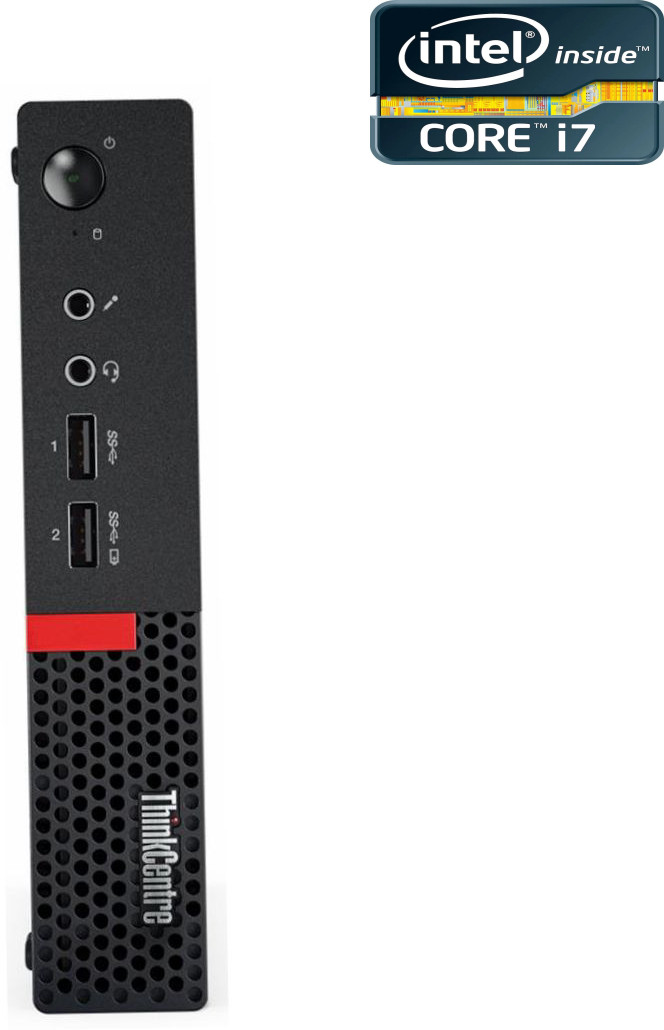NCS Core i7 (6th Gen) Processor [4 Cores, 8 Threads] - ThinkCentre Tiny PC [DVC] Lenovo Tiny PC - Intel® Core™ i7-6700 [4 Cores, 8 Threads, 3.40 GHz] (32 GB RAM/Intel® UHD 4K Graphics/1 TB SSD Capacity/Windows 11 Pro) Mid Tower with MS Office image 1