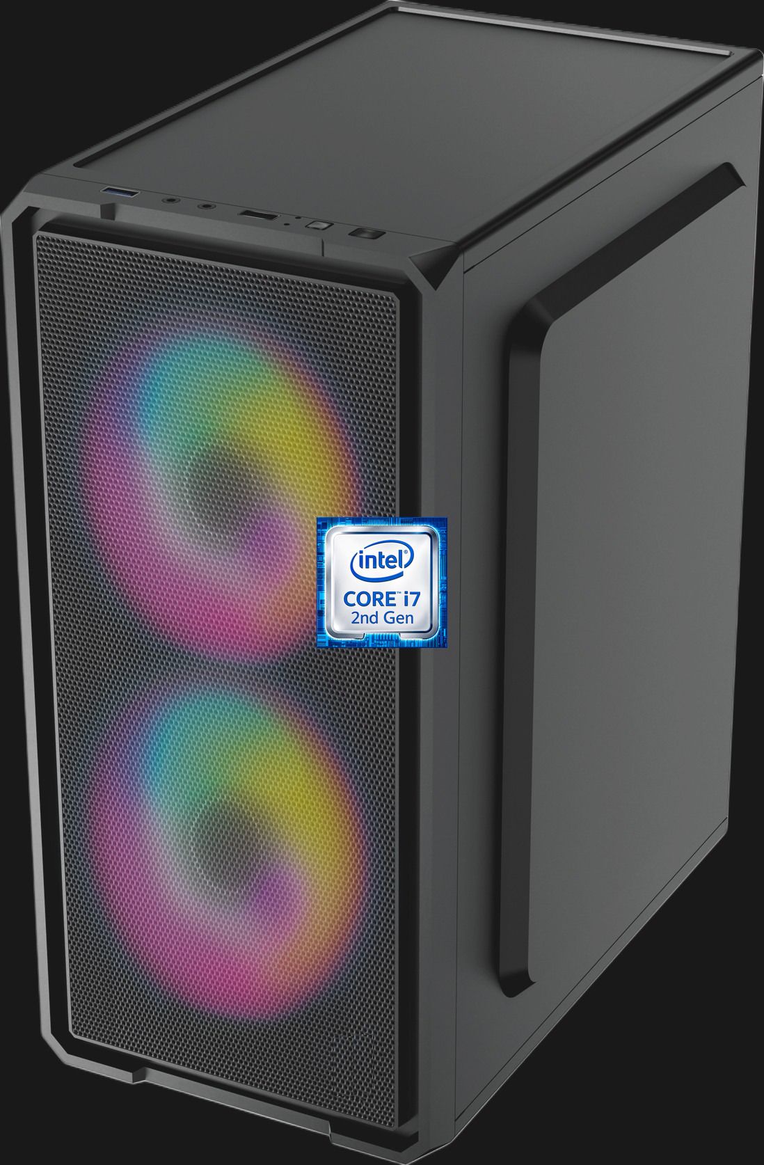 Hayyo Core i7 - 2600 Processor [BPV-N5] Gaming PC with RGB Fans | Intel Core i7-2600 Processor (8 GB RAM/Intel® UHD 4K Graphics/256 GB SSD Capacity/Windows 11 Pro) Mini Tower with MS Office-image-45