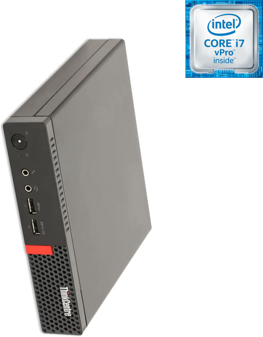 COMPUTER WIZARDS Intel Core i7 (6th Gen) [8MB Cache, Up to 4.00 GHz] - ThinkCentre Mini PC [CBM] Core™ i7-6700 (32 GB RAM/Intel UHD 530 4K Graphics/1 TB SSD Capacity/Windows 11 Pro) Mini Gaming Tower with MS Office image 1