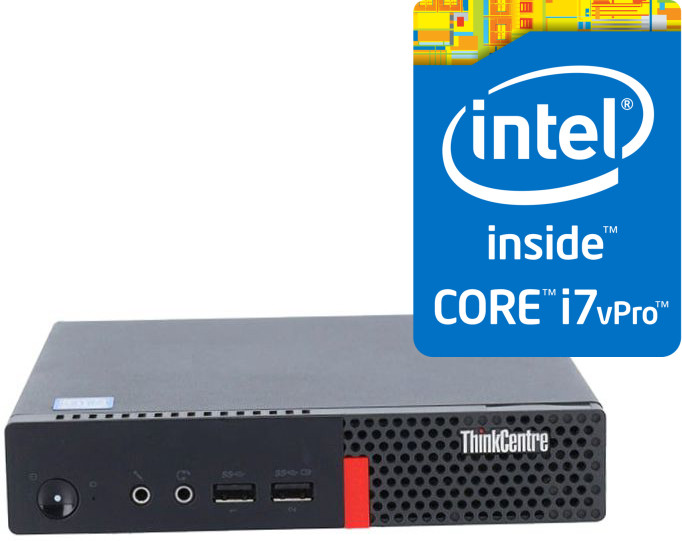 NCS Core™ i7-6700 [8MB Cache, Up to 4.00 GHz] - ThinkCentre Tiny CPU [POV] Lenovo Mini PC - Intel Core i7 (6th Generation) Processor (32 GB RAM/Intel® UHD 530 4K Graphics/1 TB SSD Capacity/Windows 11 Pro) Gaming Tower with MS Office image 1