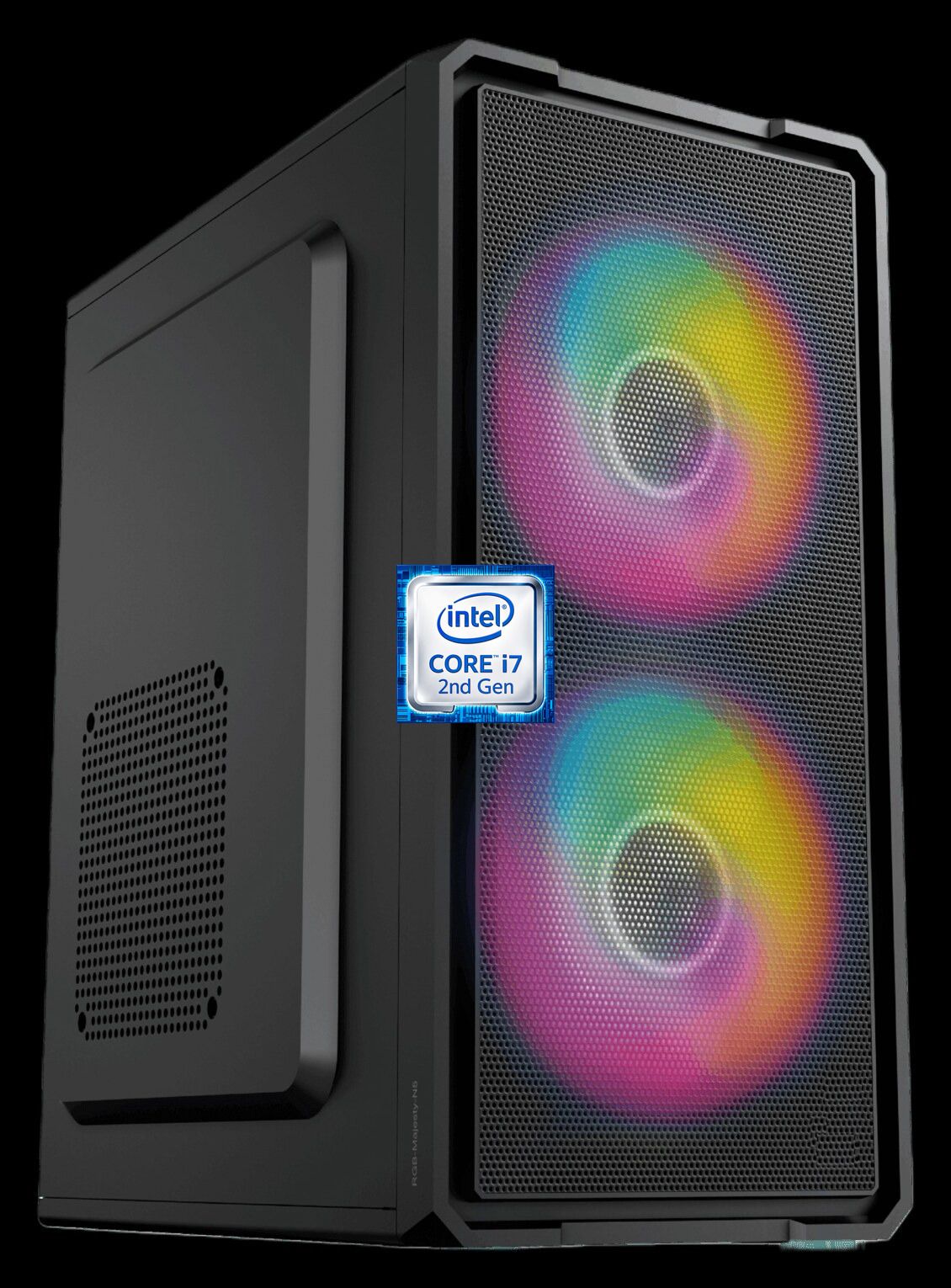 Shop New Intel® Core™ i7 - 2600 Quad Core Processor [8MB Cache, Up to 3.80 GHz] [ACN-N5] Core i7-2600 Processor | Gaming PC | Dual RGB Fans (8 GB RAM/Intel Ultra HD 2000 Graphics/256 GB SSD Capacity/Windows 11 Pro) Mid Tower with MS Office-image-20