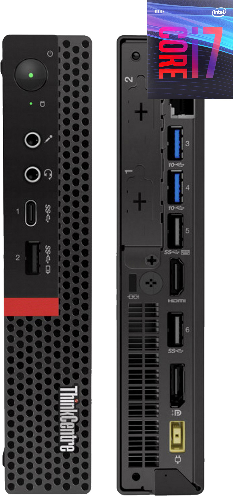 NCS (NIDHI COMPUTER SOLUTIONS) Core™ i7-9700 [8 Cores, 8 Threads, 3.00 GHz] | ThinkCentre Mini Desktop [GAJ] Core i7 (9th Gen) Octa-Core Processor (32 GB RAM/Intel® UHD 4K 630 Graphics/1 TB SSD Capacity/Windows 11 Pro) Microtower with MS Office image 1