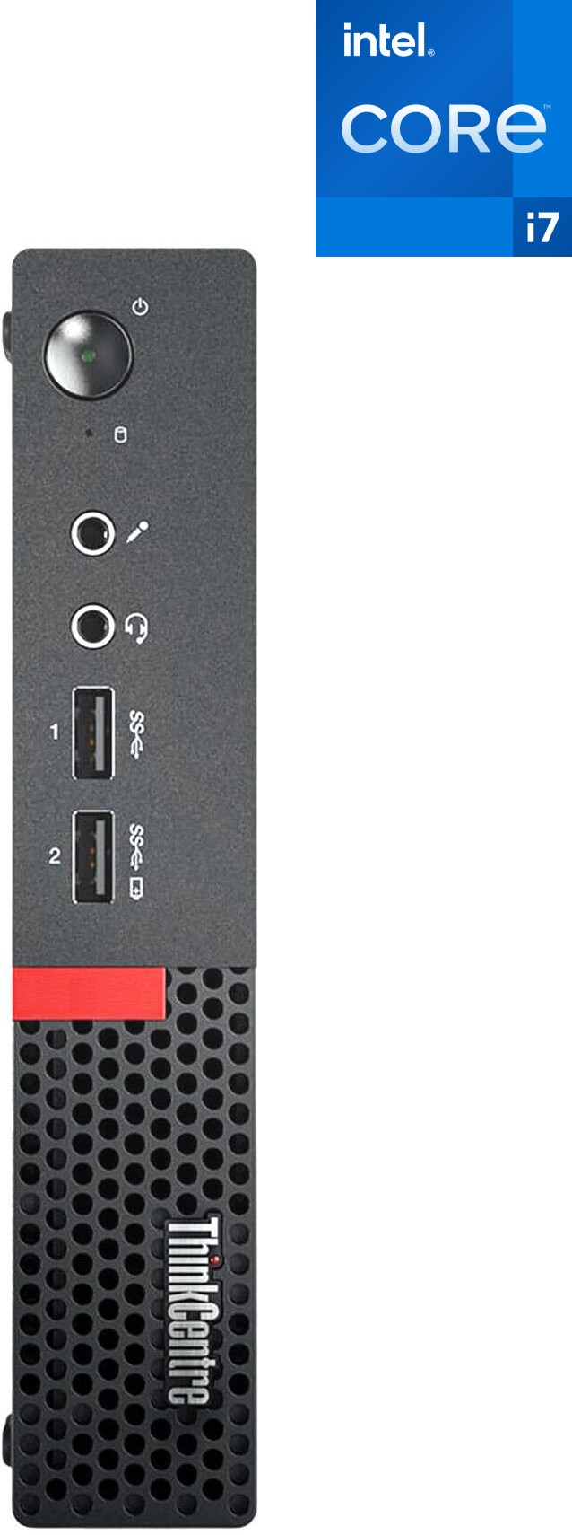 COMPUTER WIZARDS Intel Core i7-6700 Processor [4 Cores, 8 Threads] - ThinkCentre Mini PC [JEF] Core™ i7 (6th Generation) [4 Cores, 8 Threads, 3.40 GHz] - LENOVO Mini PC (32 GB RAM/Intel Ultra HD 530 4K Graphics/1 TB SSD Capacity/Windows 11 Pro) Microtower with MS Office image 1