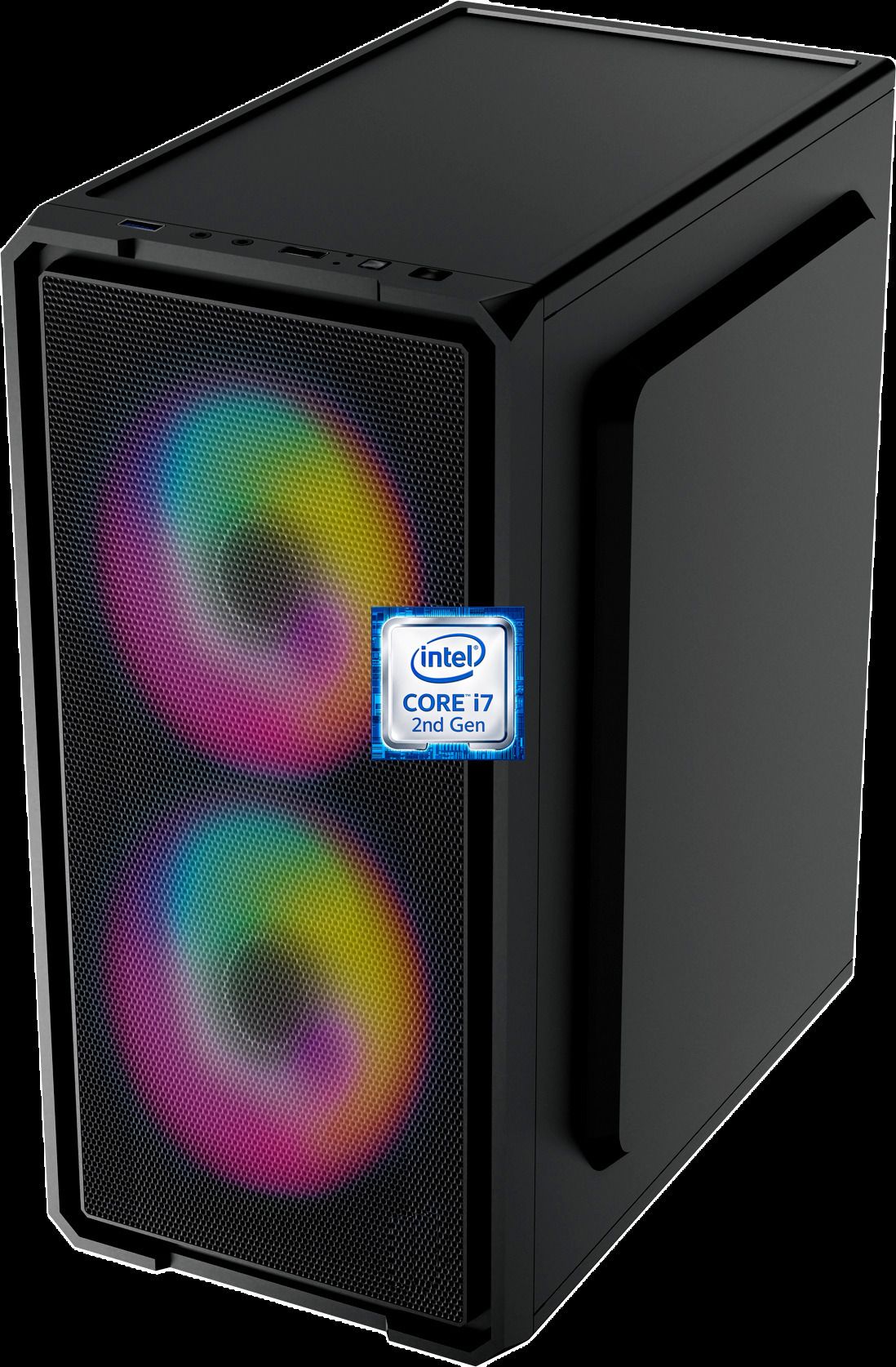 Longan Intel® Core™ i7-2600 Quad Core Processor [8MB Smart Cache, 3.40 GHz] [HOY-N5] Gaming PC with RGB Fans | Intel Core i7 - 2600 Processor (8 GB RAM/Intel® Ultra HD 4K Graphics/256 GB SSD Capacity/Windows 11 Pro) Gaming Tower with MS Office-image-15