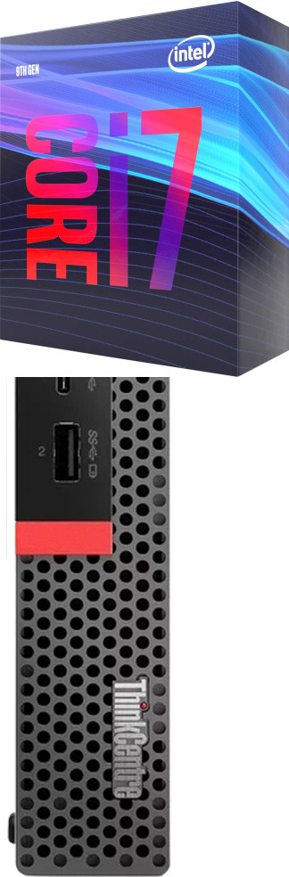 NICE COMPUTERS ThinkCentre Tiny PC | Core i7 - 9700 Octa-Core Processor [XRF] Intel® Core™ i7 (9th Gen) (32 GB RAM/Intel® Ultra HD 630 Graphics/1 TB SSD Capacity/Windows 11 Pro) Mini Gaming Tower with MS Office image 1