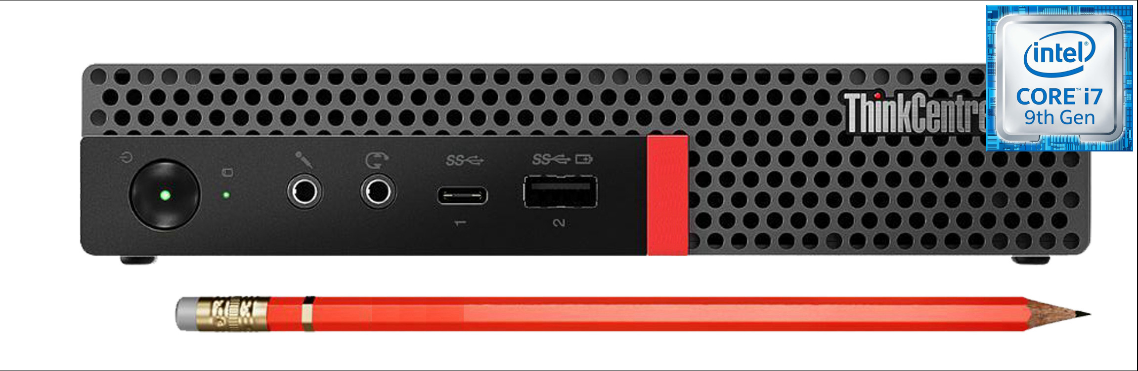 NCS (NIDHI COMPUTER SOLUTIONS) Core™ i7 (9th Gen) Octa-Core | ThinkCentre Mini Desktop [QKQ] Core™ i7 - 9700 Processor [8 Cores, 8 Threads, 3.00 GHz] (32 GB RAM/Intel® UHD 4K 630 Graphics/1 TB SSD Capacity/Windows 11 Pro) Mini Tower with MS Office image 1