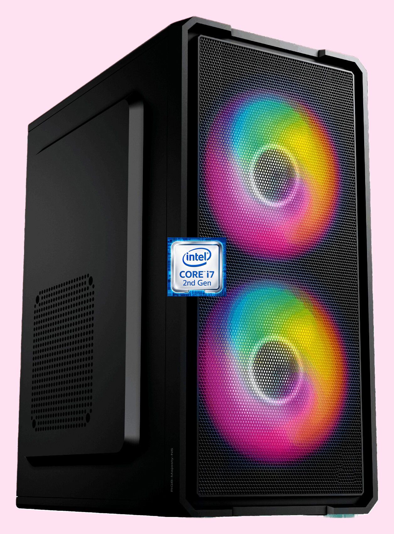 ODPRIDE Core™ i7 - 2600 Processor [4 Cores, 8 Threads, Up to 3.80 GHz] [GSL-N5] Gaming PC | Dual RGB Fans | Intel Core i7-2600 Quad Core Processor (8 GB RAM/Intel Ultra HD 4K Graphics/256 GB SSD Capacity/Windows 11 Pro) Mini Tower with MS Office-image-22