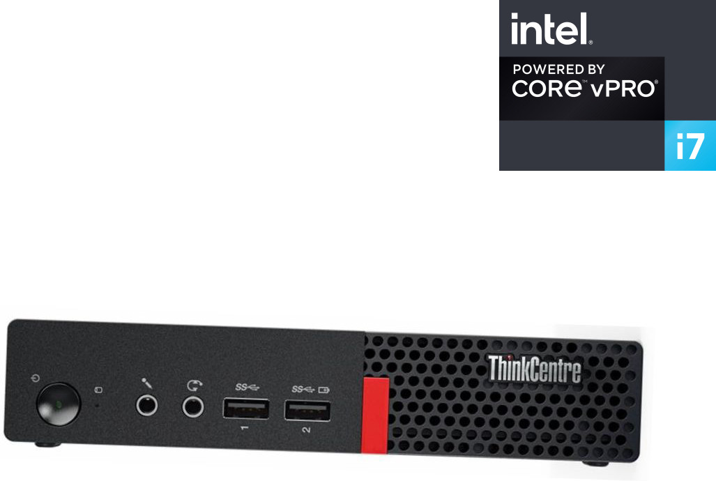 NCS Core™ i7-6700 [8MB Cache, Up to 4.00 GHz] - ThinkCentre Tiny CPU [BSR] Intel Core i7 (6th Generation) Processor - Lenovo Mini PC (32 GB RAM/Intel® HD 4K Graphics/1 TB SSD Capacity/Windows 11 Pro) Microtower with MS Office image 1