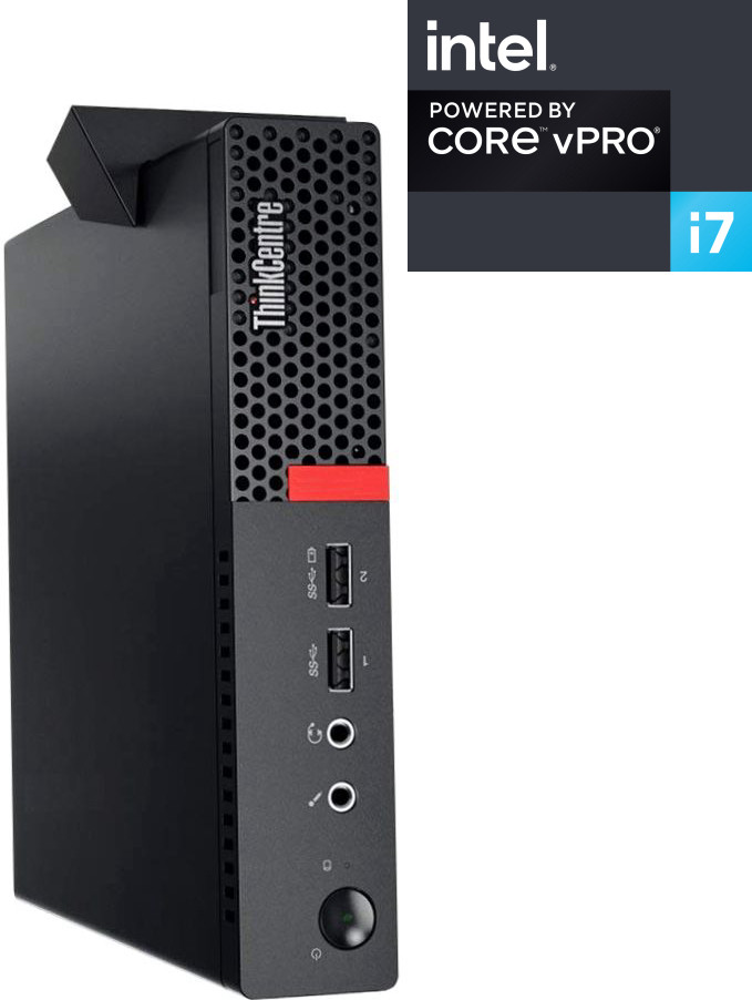NCS Intel® Core™ i7-6700 [4 Cores, 8 Threads] - ThinkCentre Tiny Desktop [ZYD] Core i7 (6th Generation) [4 Cores, 8 Threads, 3.40 GHz] - LENOVO Mini PC (32 GB RAM/Intel HD 530 4K Graphics/1 TB SSD Capacity/Windows 11 Pro) Mid Tower with MS Office image 1