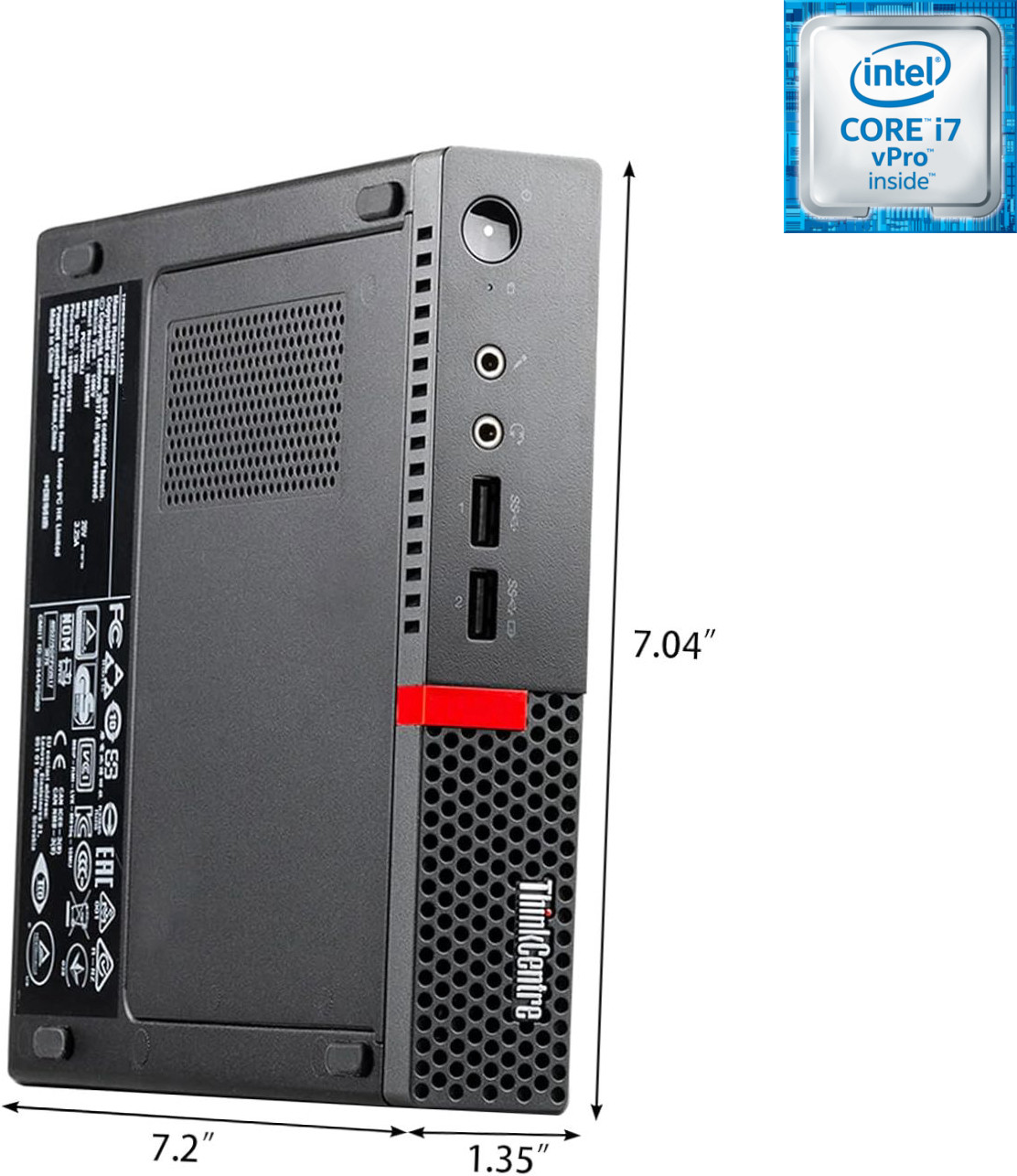 COMPUTER WIZARDS Intel Core i7-6700 [4 Cores, 8 Threads] - ThinkCentre Micro CPU [QKF] Core™ i7 (6th Generation) [4 Cores, 8 Threads, 3.40 GHz] (32 GB RAM/Intel® HD 4K Graphics/1 TB SSD Capacity/Windows 11 Pro) Mid Tower with MS Office image 1