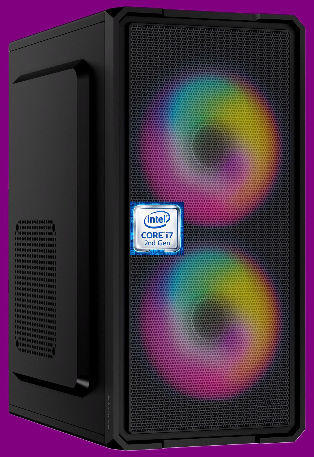 Correngo Intel Core i7 (2nd Gen) Processor [8MB Smart Cache, 3.40 GHz] [CQK-N5] Core i7 - 2600 Processor | Gaming PC | RGB-Majesty-N5 (8 GB RAM/Intel Ultra HD Graphics/256 GB SSD Capacity/Windows 11 Pro) Mini Gaming Tower with MS Office-image-30