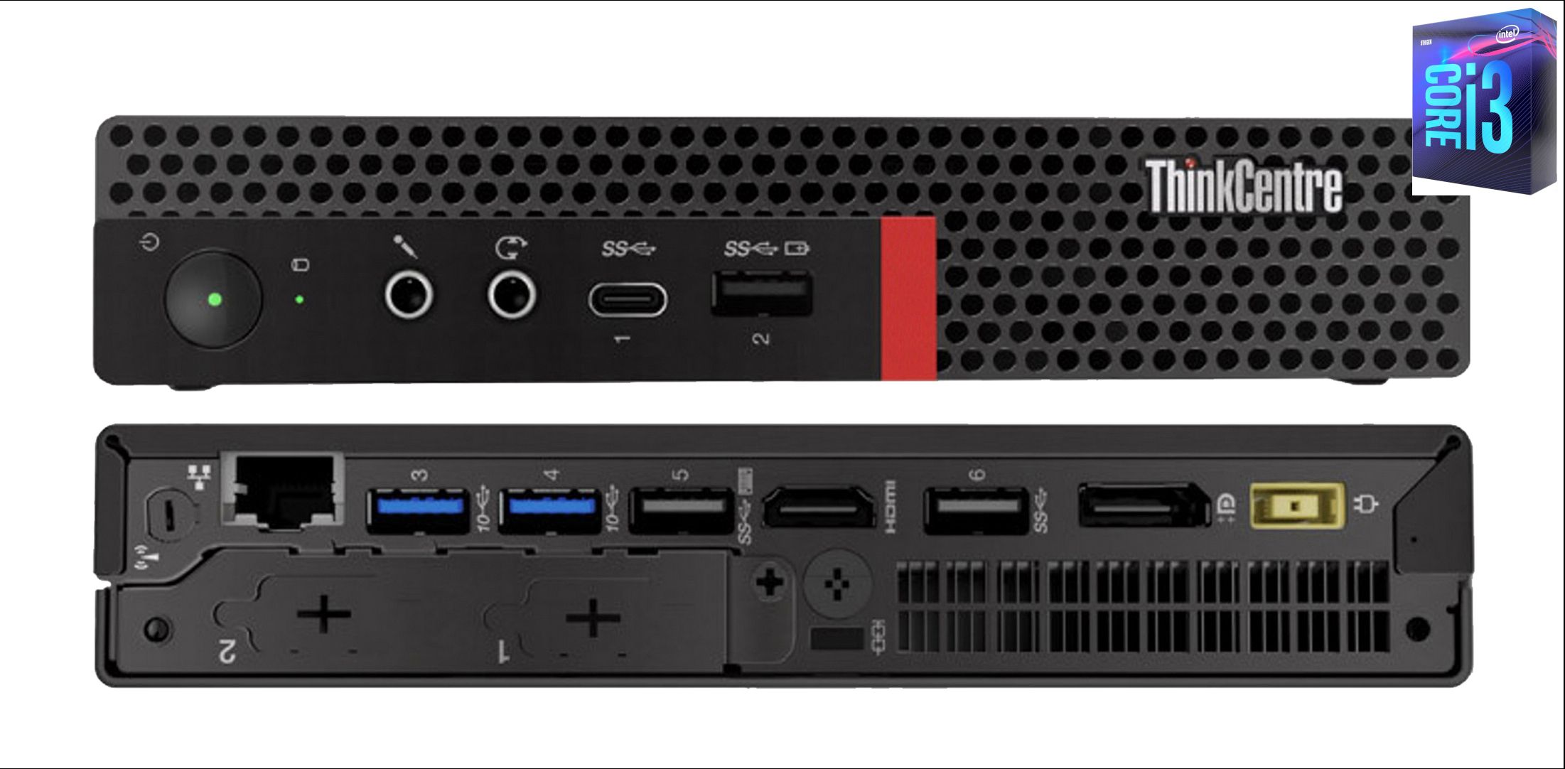 BESTYLISH Core i3 (9th Gen) [6M Cache, Up to 4.20 GHz] | ThinkCentre Mini PC [IEM] Core™ i3 (9th Gen) (12 GB RAM/Intel® UHD 4K 630 Graphics/1024 GB Hard Disk/Windows 11 Pro) Mid Tower with MS Office