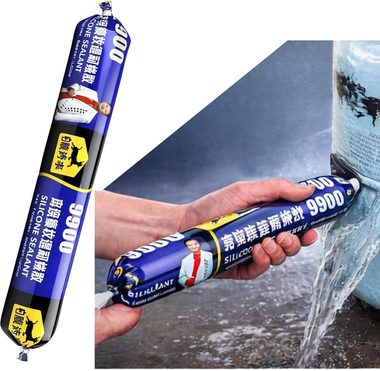 Silicone Sealant Tube for Water Leakage in Sink Pipe Tile for Household Repair Aquarium Sealant-image-22