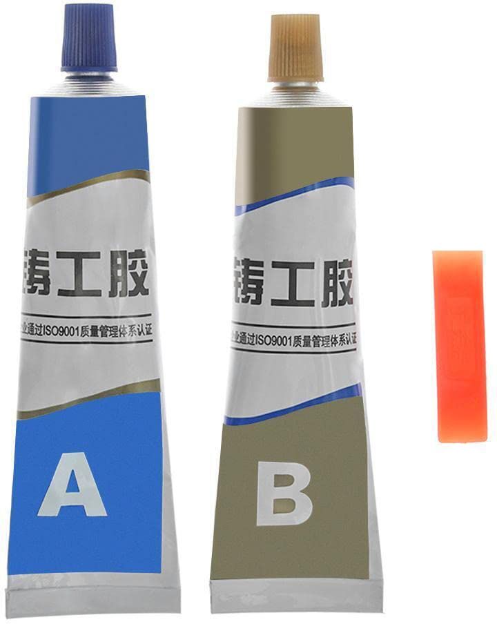 A+B Metal Repairing Adhesive Super Glue Iron Steel Auto Radiator Adhesive K4 Glue-image-20