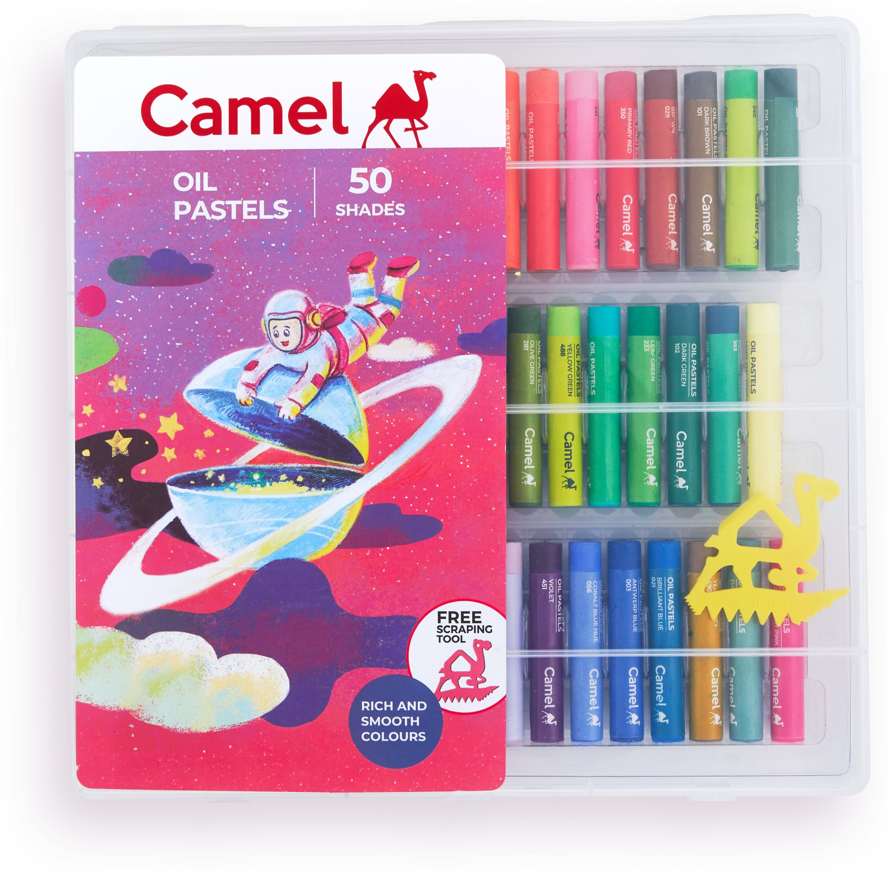 camel Oil Pastels 50 Shades Reusable Pack-picture-13
