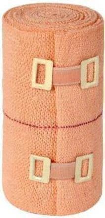 Crepe bandage, sports wrist wrap straps, knee bandages, Elastic Compression Bandage Wrap with bandage clip Crepe Bandage-image-12