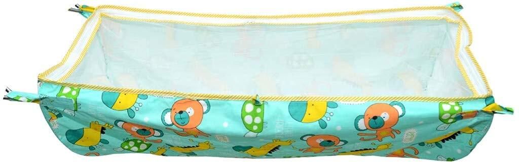 Soft Cloth Swing New Born Baby Cradle Hammock in Cool Cotton With Net-image-12