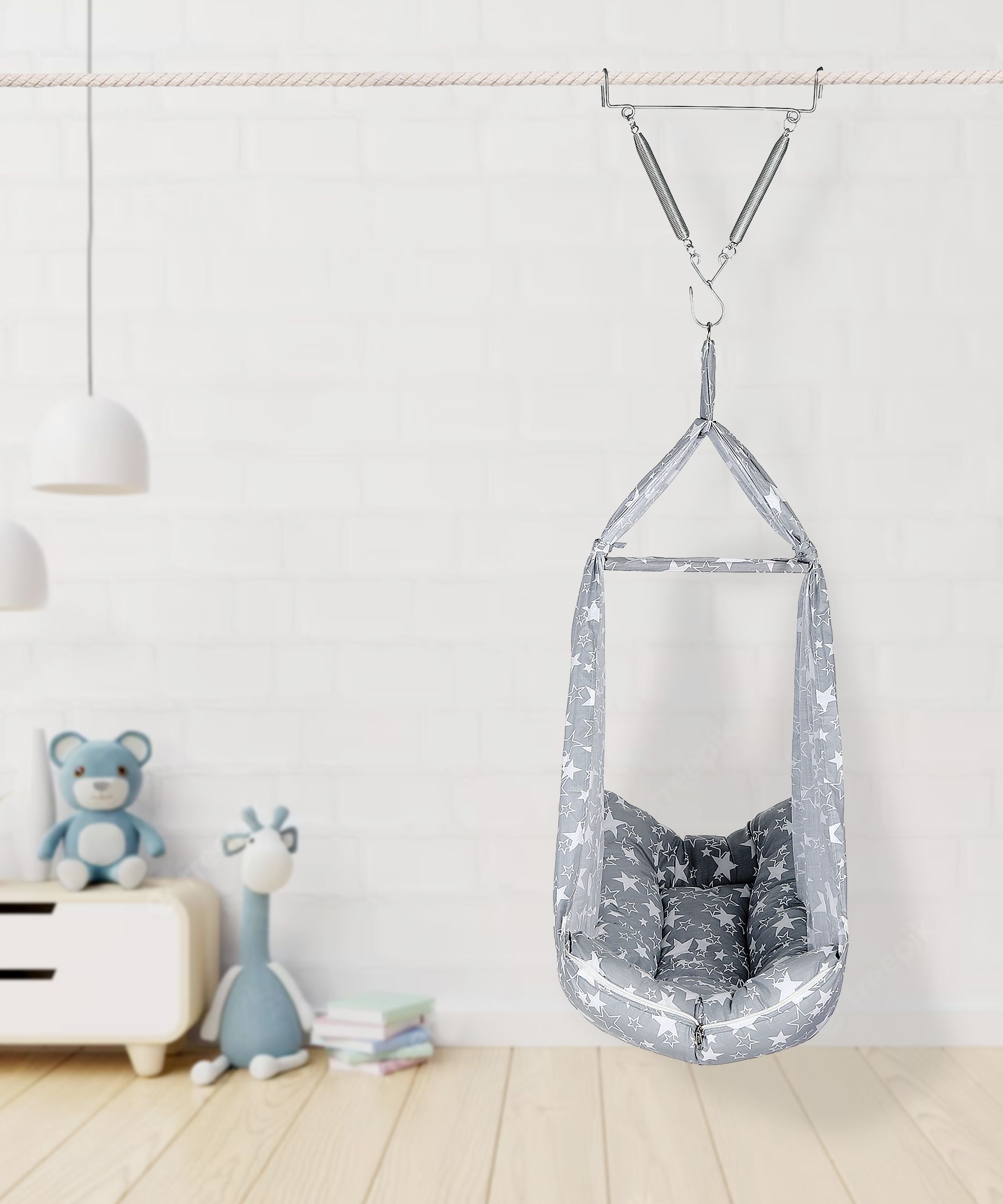parents choice PEARL BLUE MULTISTAR HANGING CRADLE-picture-25