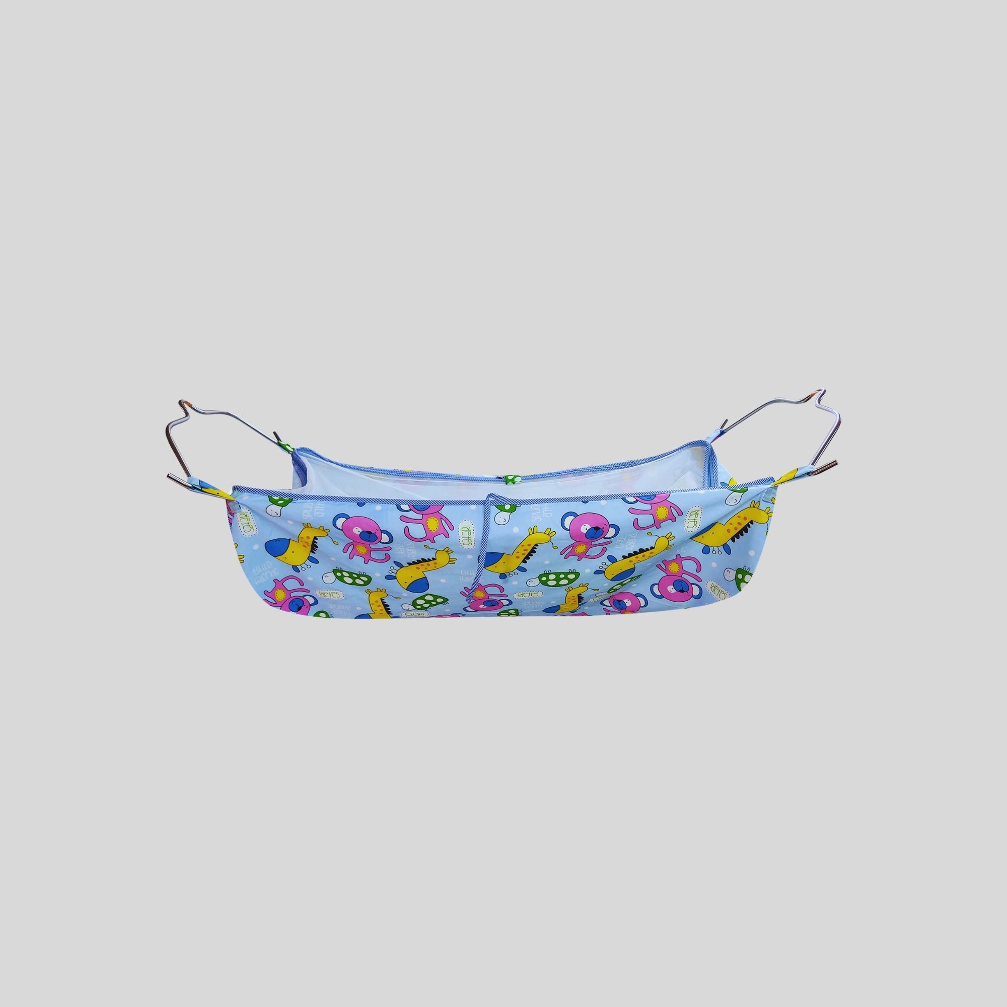 Soft Cloth Swing Baby Cradle With SS Hooks and Net, Hammock, Jhoola, Khoya-image-28