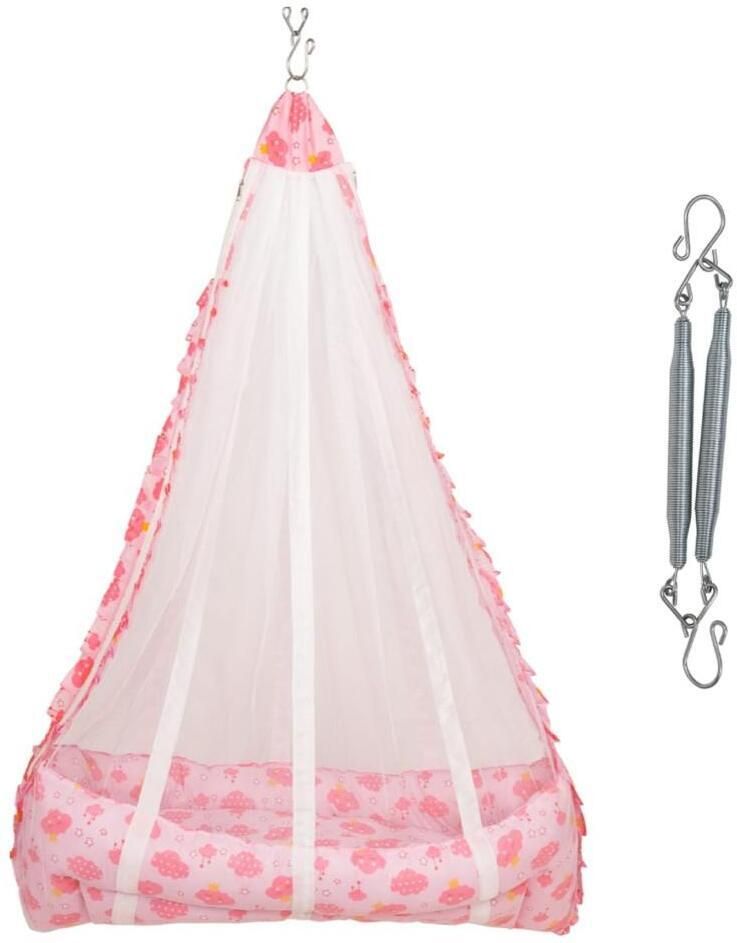 BABY PREMIUM NET SWING CRADLE WITH SPRING-image-25