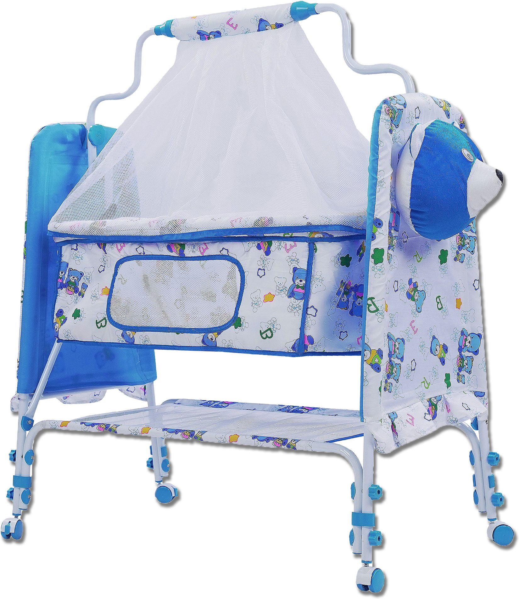 BEST QUALITY BABY CRADLE |Jhula Cute Panda Face WITH SWING LOCK FUNCTION