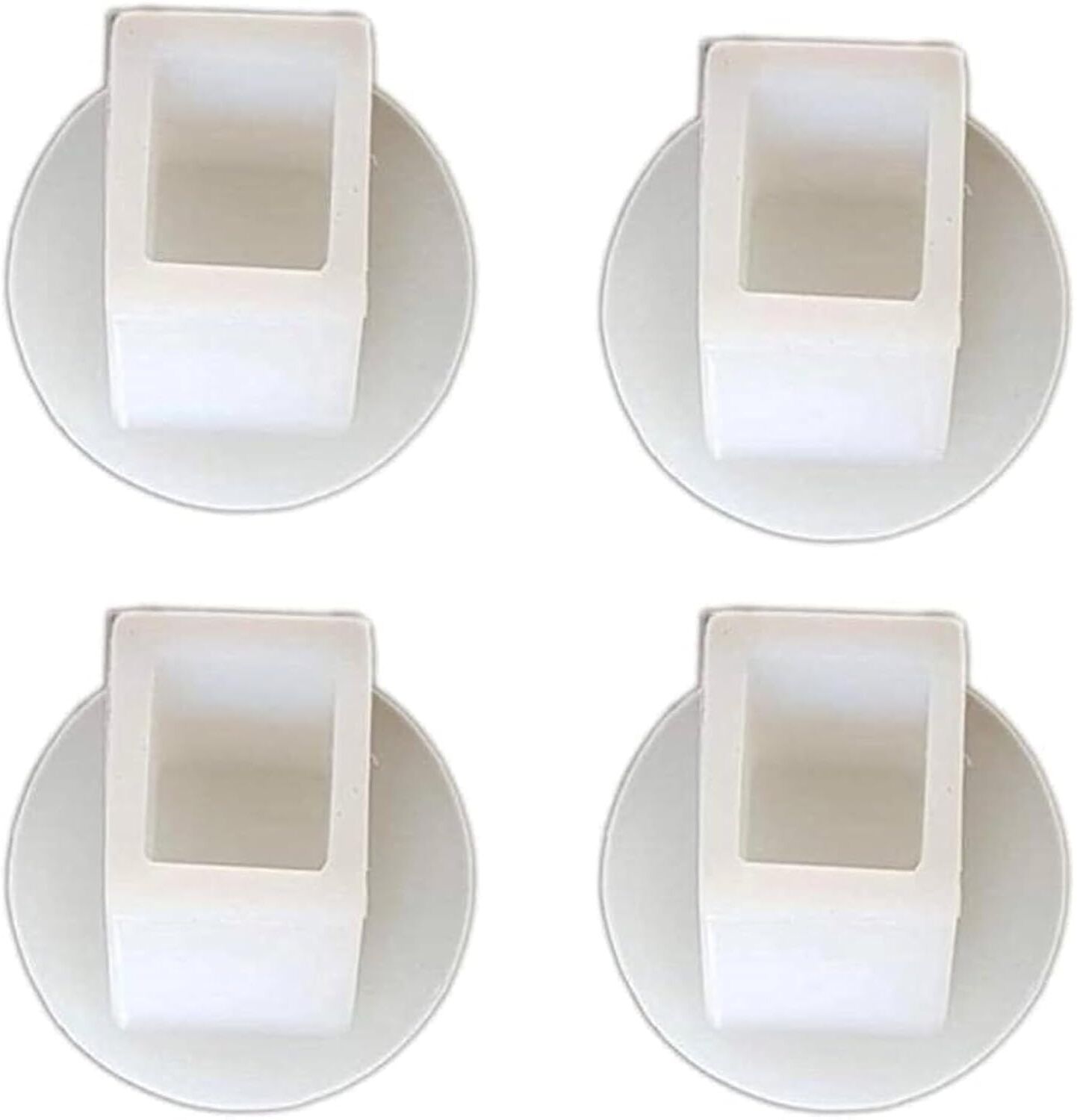 apav Baby Cradle Silicone Anti-Slip Pads | Set of 4 Square Vacuum Grip Stopper-picture-13