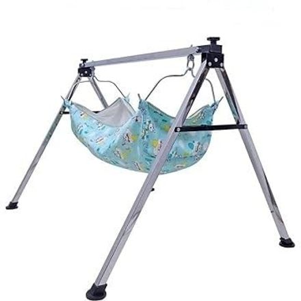 Baby Cradle Baby Bedding Hanging Swing Cradle with Cotton Hammock with Net-image-8