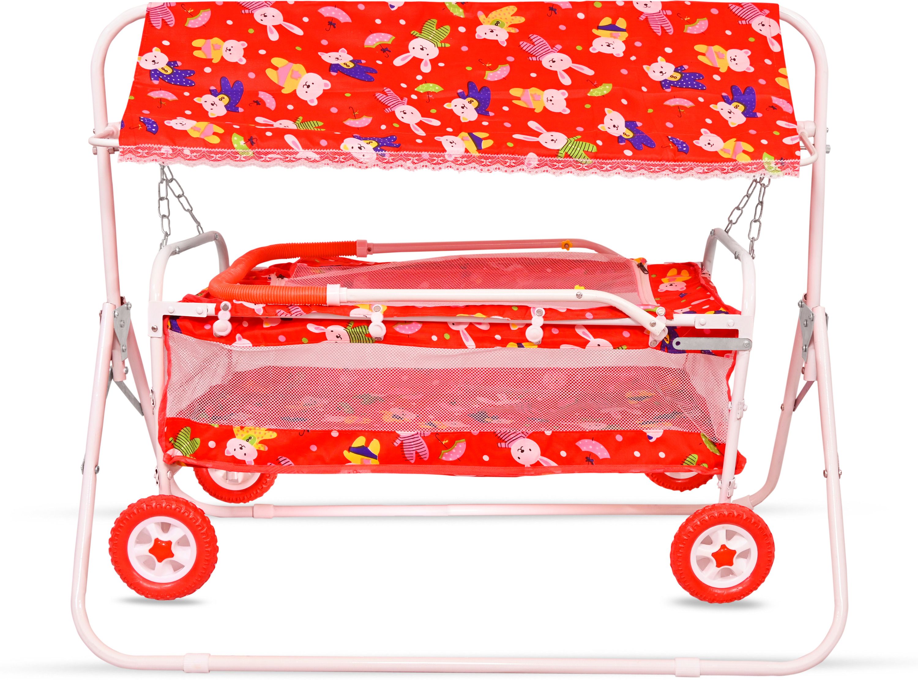 avani metrobuzz New Born Baby Jhula Cot Bassinet Cradle-picture-38