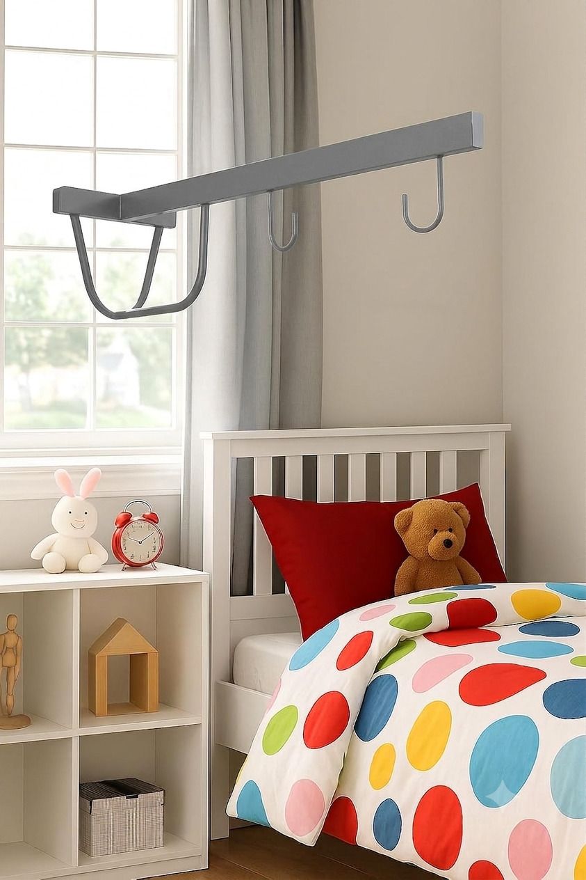 Window Cradle Metal Hanger Cot for Baby, Multi Use Kids Upto 3 Years | 20KG-image-21