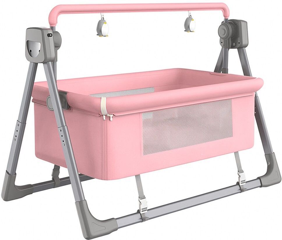 Baby Corp GentleNest Electric Baby Bassinet Cradle with Auto Swing & Remote-image-45