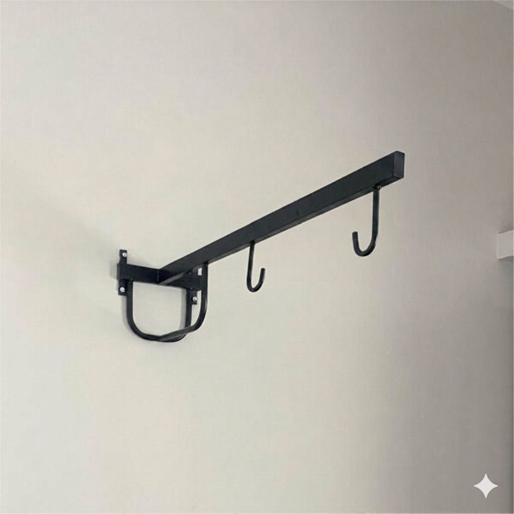 MINIKIDZ New Born Baby Wall Cradle Iron Hanger for baby(Screws not included)-picture-32
