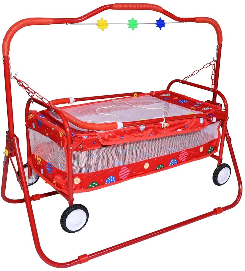 imphi Premium Baby Swing Cradle with Wheels-picture-28