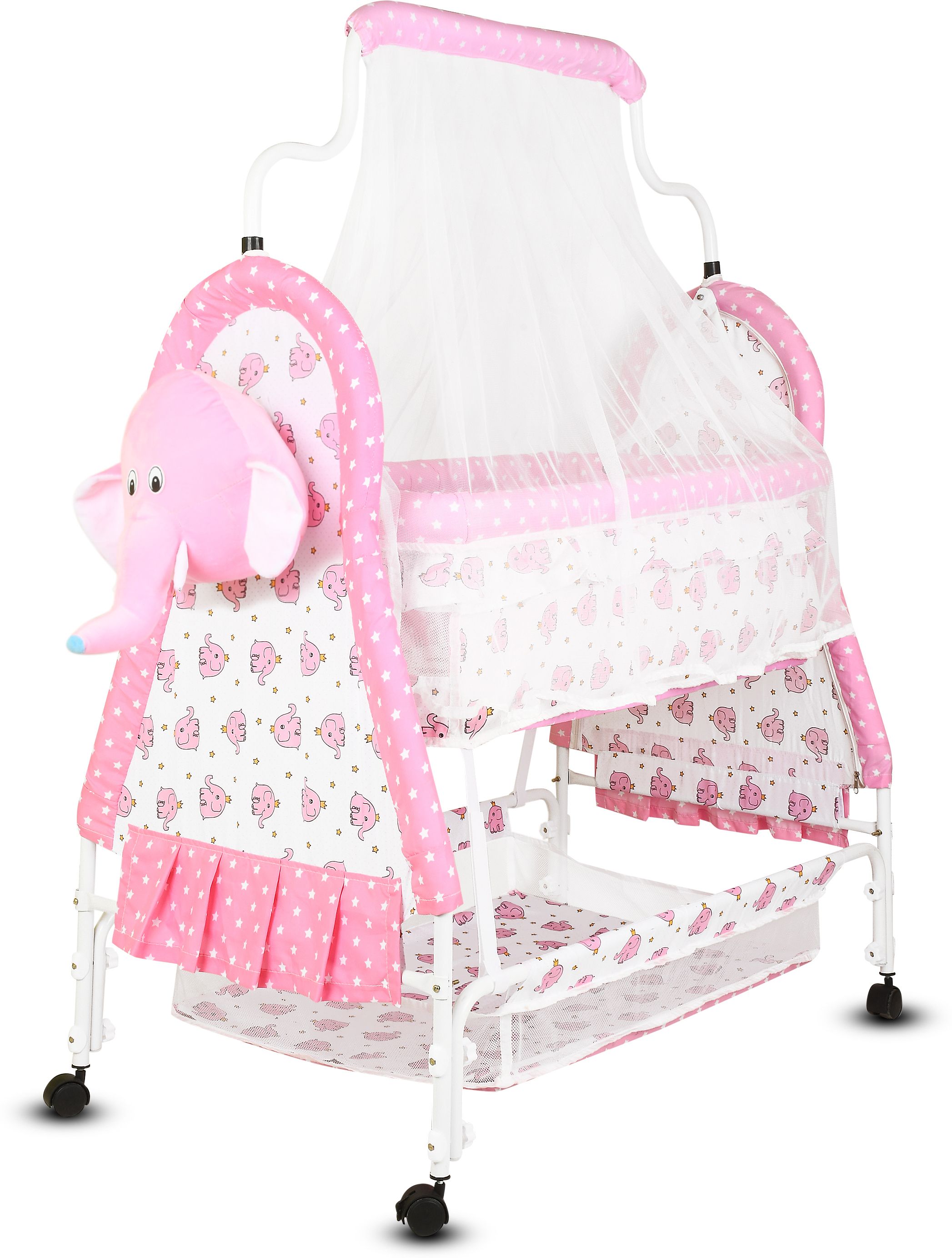 THE BABY PINK CRADLE FOR BASSINET Bassinet Bassinet-image-48