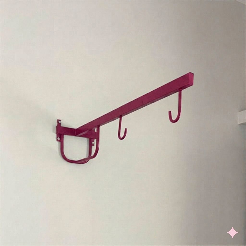 MINIKIDZ New Born Baby Wall Cradle Iron Hanger for baby(Screws not included)-picture-39