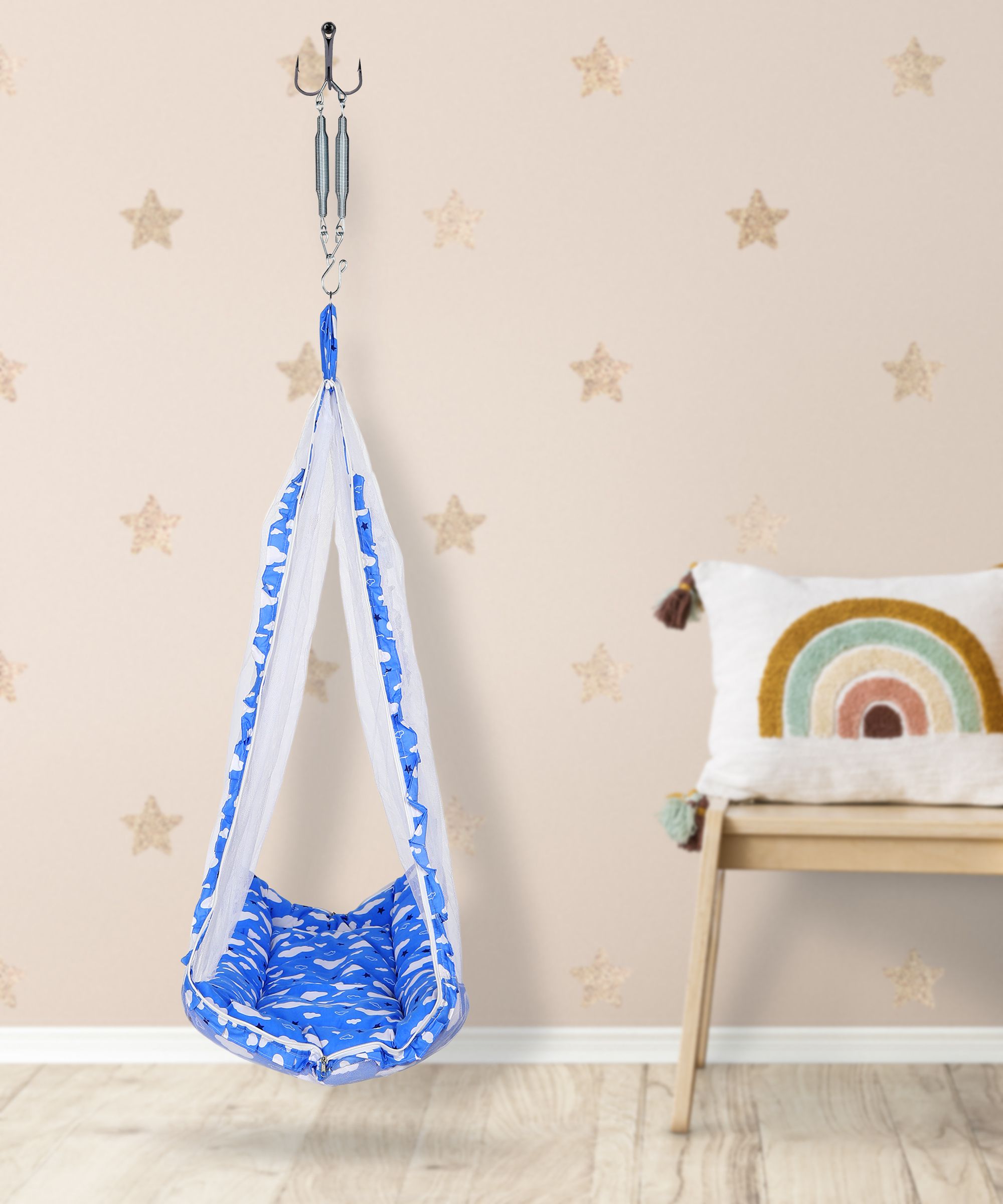 TRANSPARENT BOAT HANGING CRADLE BLUE-image-39