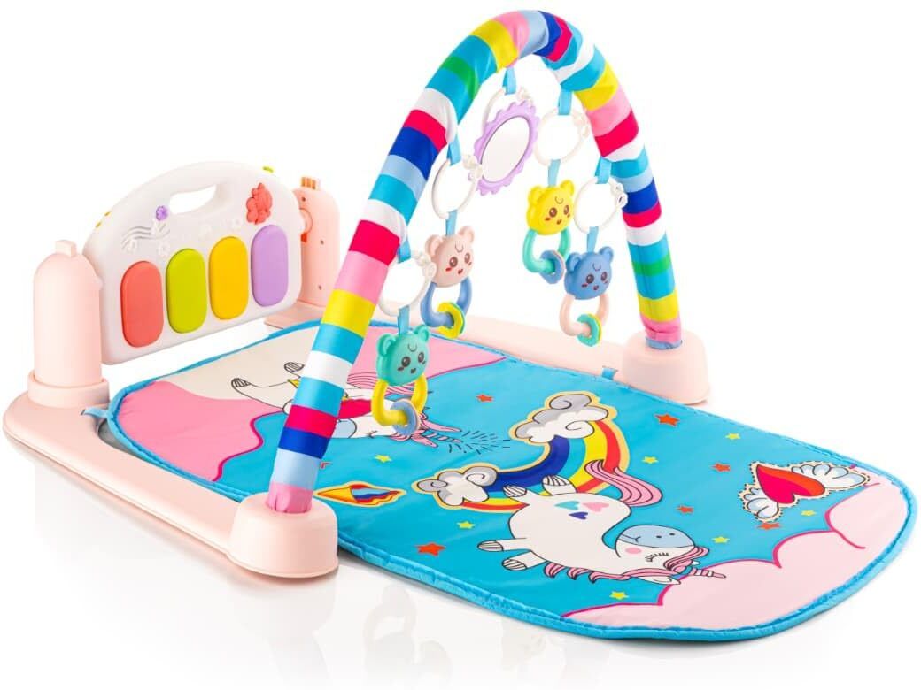 7 in 1 Multifunction Baby Play Gym Mat with Piano & Rattles-image-21
