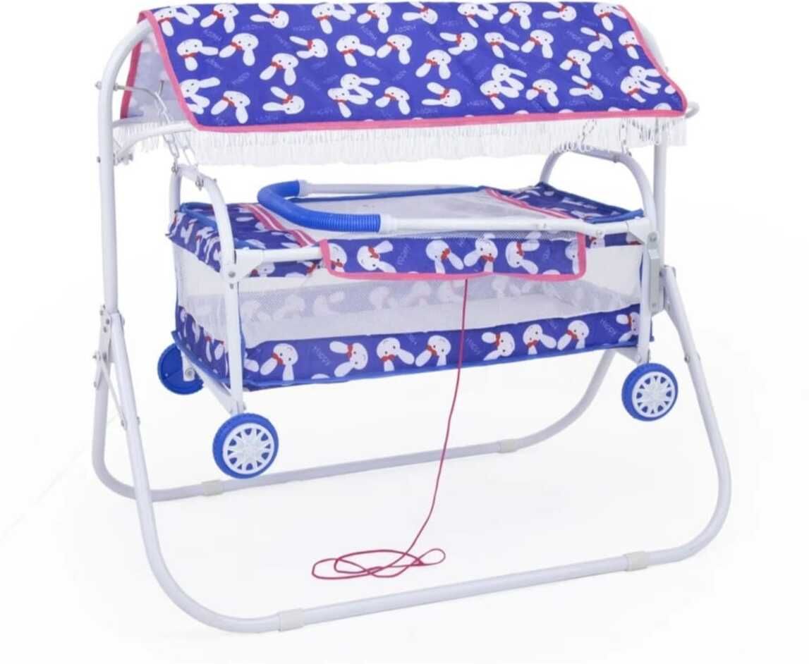 Cradle For New Born Baby With Attractive Looks (Blue)-image-8