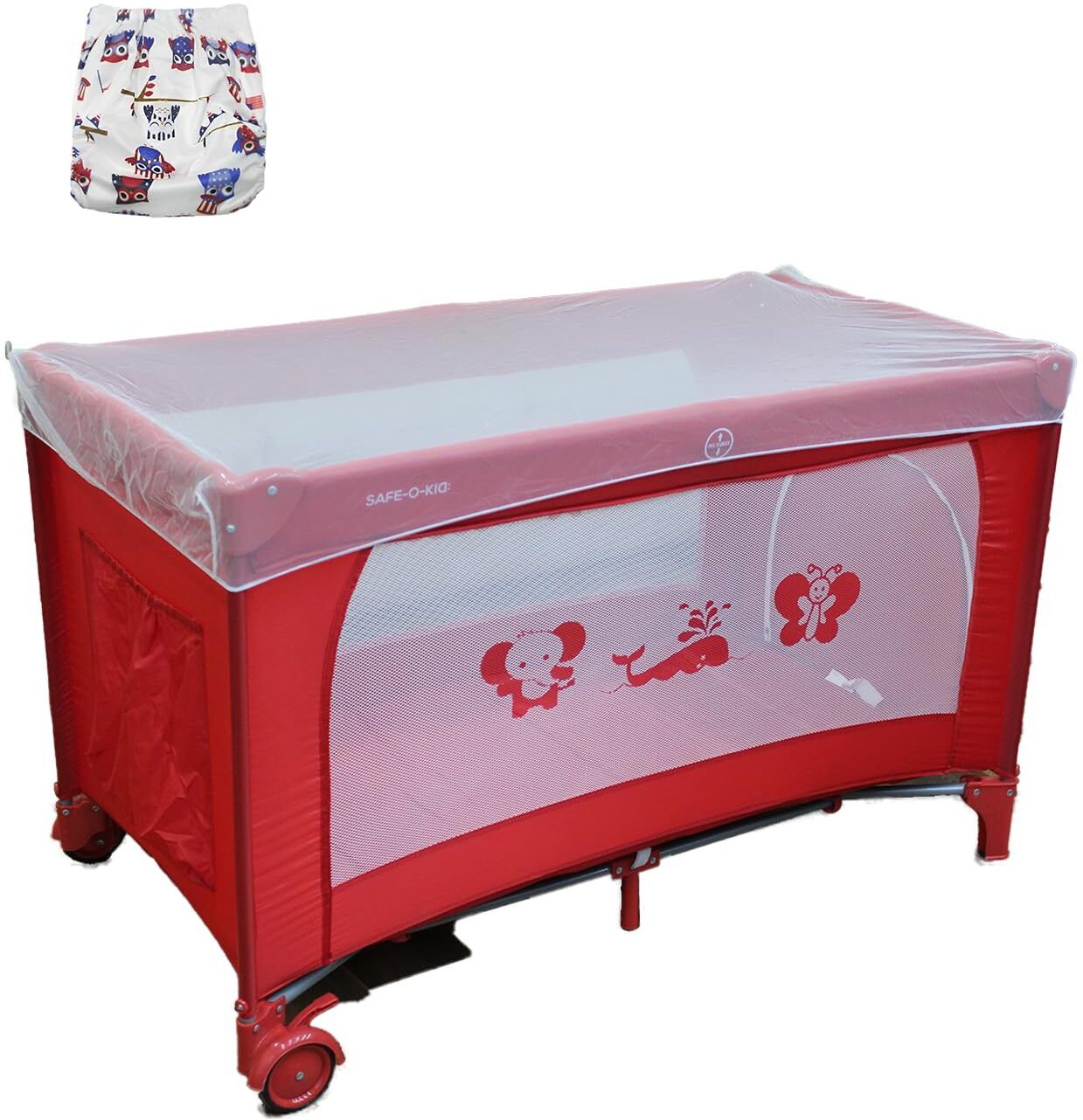 Safe-O-Kid Crib / Cot With One year Warranty , Foldable Bed For Baby-picture-15