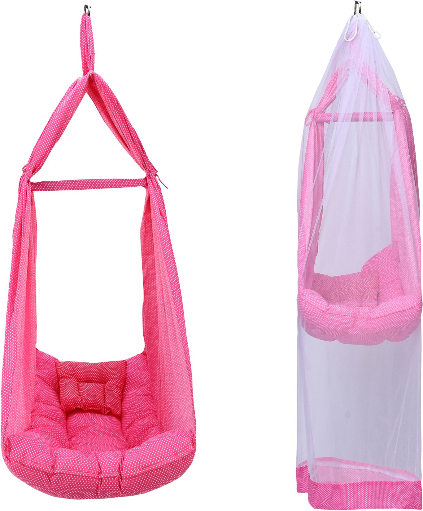 blossombabe infant baby cradle with mosquito net, separator, spring and pillow-picture-24