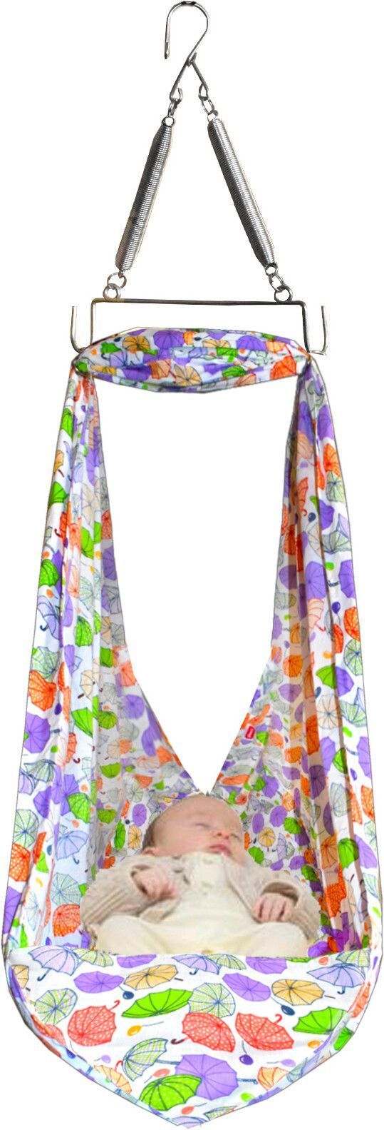 Chunky Baby Swing Cradle with and Spring (Purple)-image-34