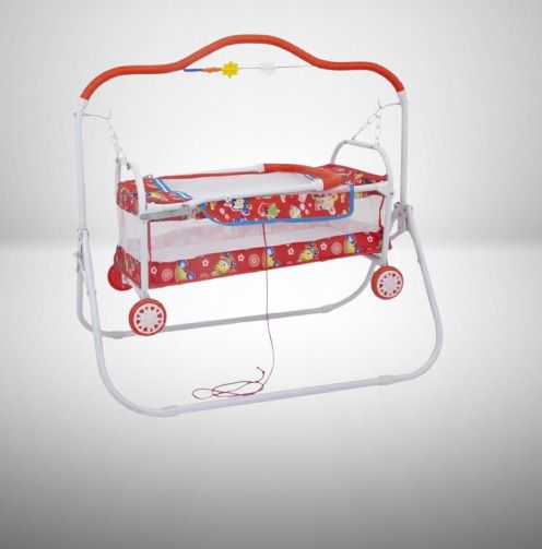 FOLDABLE Baby Cradle with Canopy & Wheels, Comfortable & Safe for New Born Child-image-44