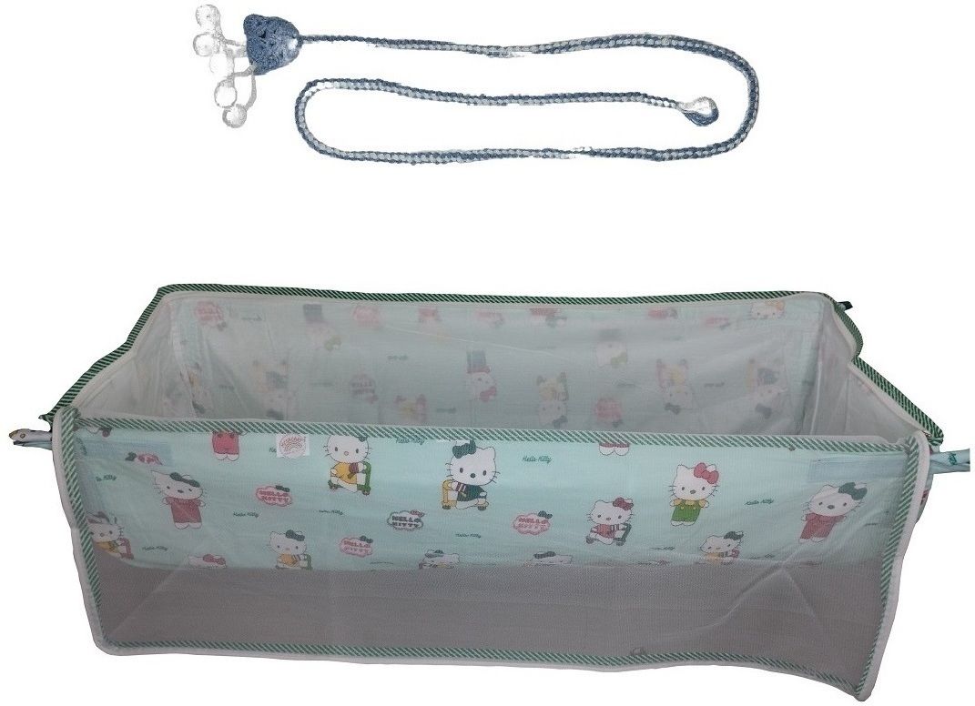 Soft Cloth Swing New Born Baby Cradle Hammock Khoya Palna Ghodiyu with Net-image-34
