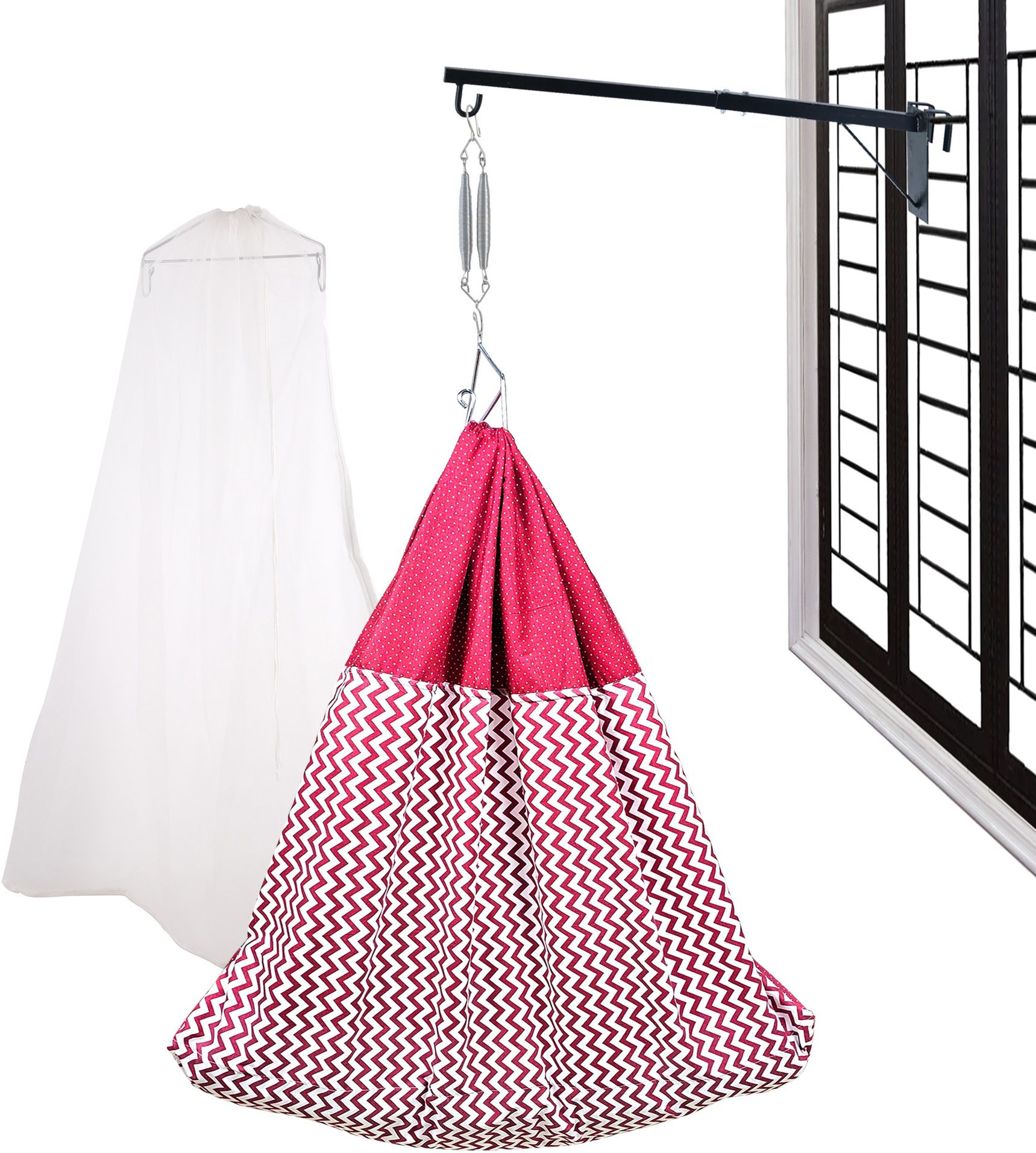 beetot cradle for baby, baby jhula, window hanger baby cradle-picture-25