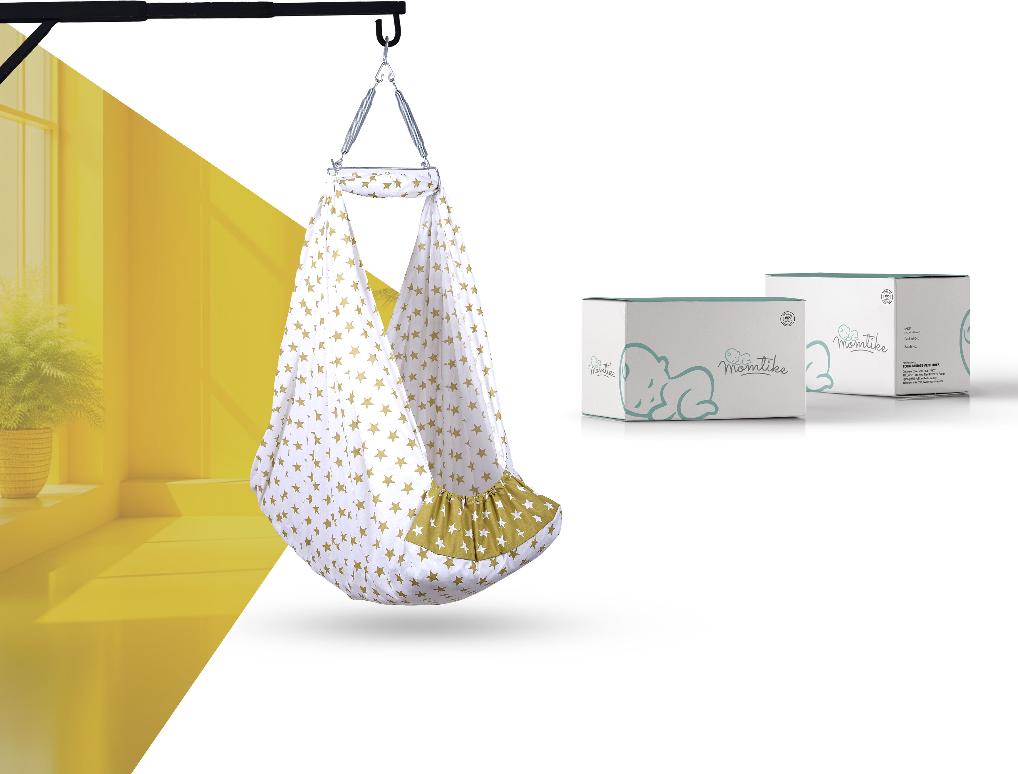 Cradle for baby with sliding window hanger, cradle swing, baby thottil-image-39